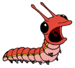 Photo of a screamapillar